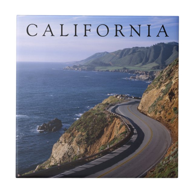 Highway 1 | Carmel Kalifornien Kakelplatta (Framsidan)