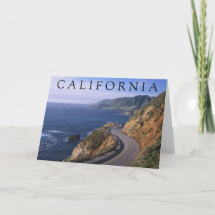 Highway 1 Carmel Kalifornien Tack Kort
