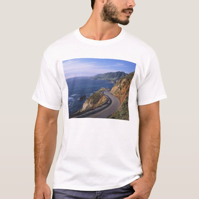 Highway 1 längs Kaliforniens kust nära Tee (Framsida)