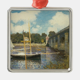 Highway Bridge i Argentina av Claude Monet Julgransprydnad Metall
