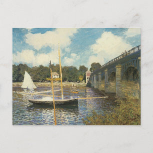 Highway Bridge i Argentina av Claude Monet Vykort