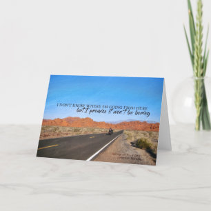 HIGHWAY JOURNEY Greeting Card Tack Kort