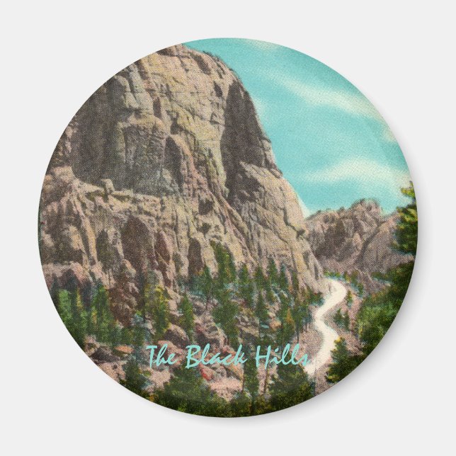 Highway to Mt. Rushmore Magnet (Framsidan)