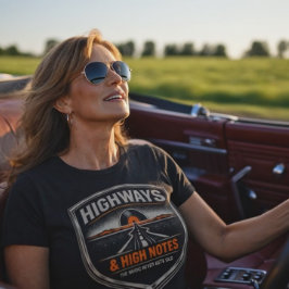 Highways & High Notes – Chrome Revival T Shirt