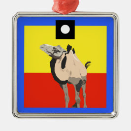 HiHo Square Julgransprydnad Metall