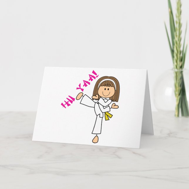 Hii Yaa Karate Kort (Framsida)