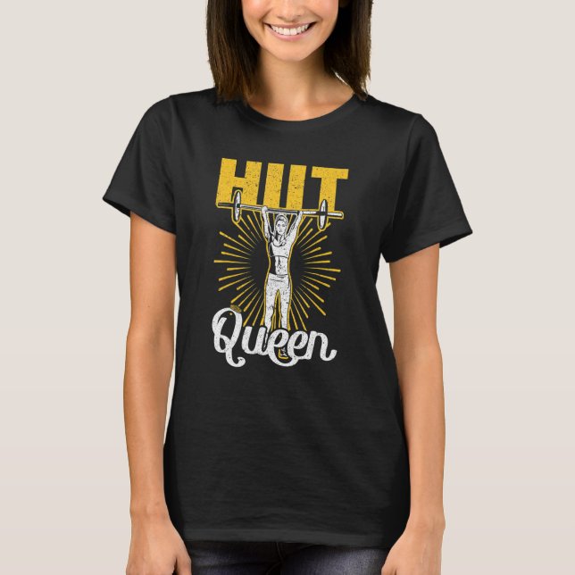 Hiit Drottning Hiit T Shirt (Framsida)