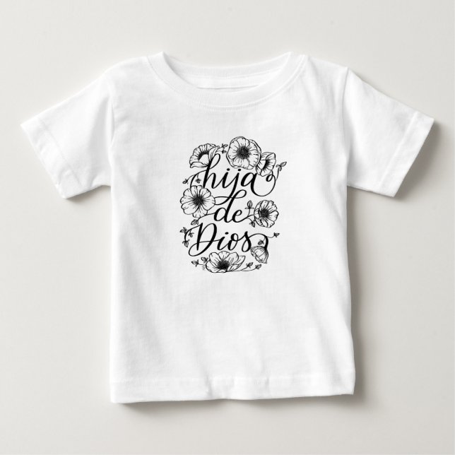 Hija de Dios designkläder T Shirt (Framsida)