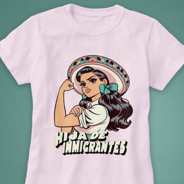 Hija De Inmigrantes Cultura Mexiicana T Shirt (Hija De Inmigrantes Cultura Mexicana T-Shirt)
