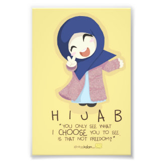 Hijab är Frihet Fototryck