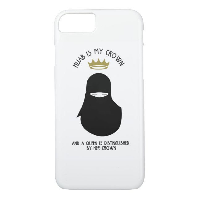 Hijab är min krona - fodral för NIQAB-iPhone 7 Case-Mate iPhone Skal (Baksida)