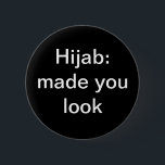 Hijab: fick dig att titta på knapp<br><div class="desc">Det är dåligt sätt att stirra.</div>