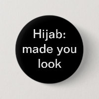 Hijab: fick dig att titta på knapp