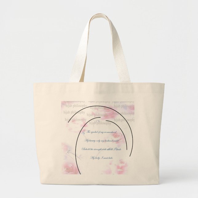 Hijab filoophy Bag Jumbo Tygkasse (Framsidan)