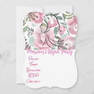 Hijab Party Inbjudningar