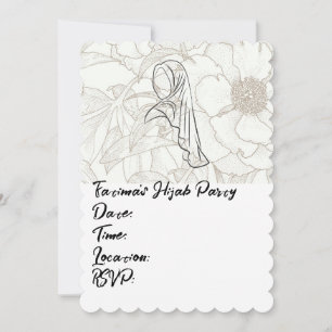Hijab Party Inbjudningar