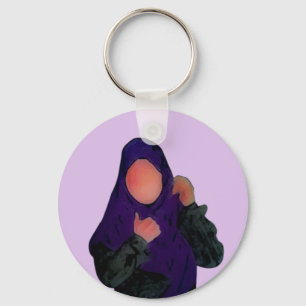 Hijabi - Muslimah - Hijab Hand plockade - Hijab Gi Nyckelring
