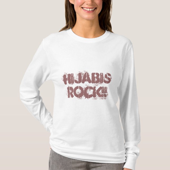 Hijabis sten!! t-shirt (Framsida)