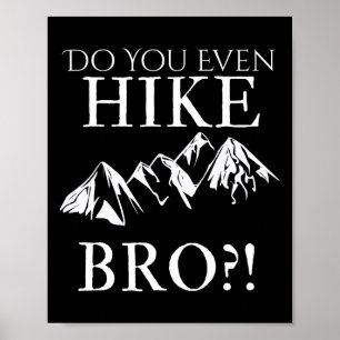 Hikar du ens, bro! Coola vandringar för roliga van Poster