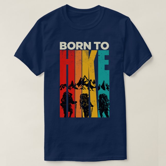 Hike Älskare T Shirt (Design framsida)