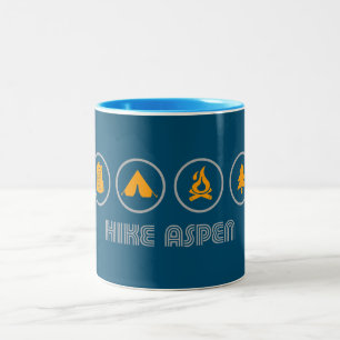 Hike Aspen Colorado Två-Tonad Mugg