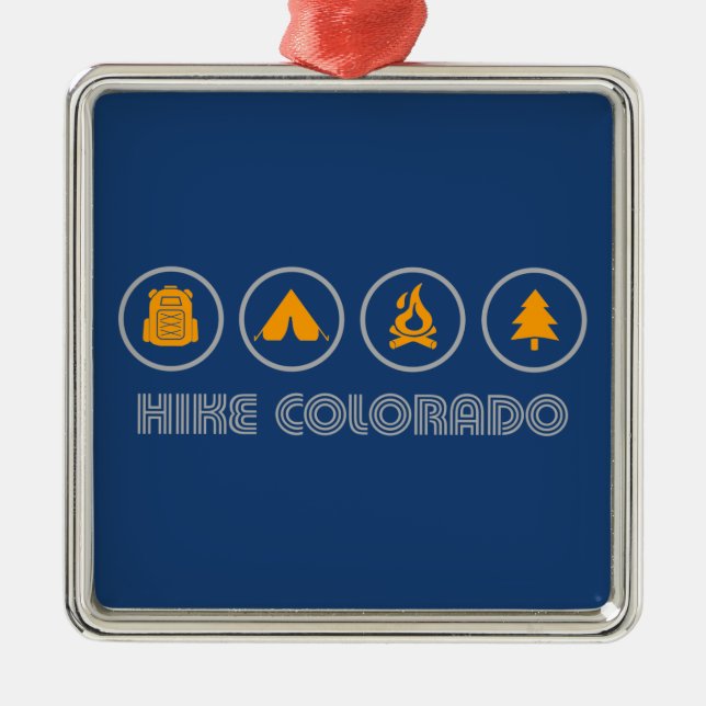 Hike Colorado Julgransprydnad Metall (Framsidan)
