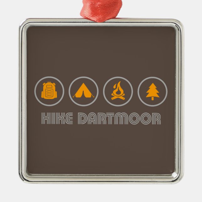 Hike Dartmoor nationalpark Julgransprydnad Metall (Framsidan)