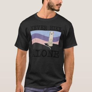 Hike Ensam Kuvaszok Hund Hiking T Shirt