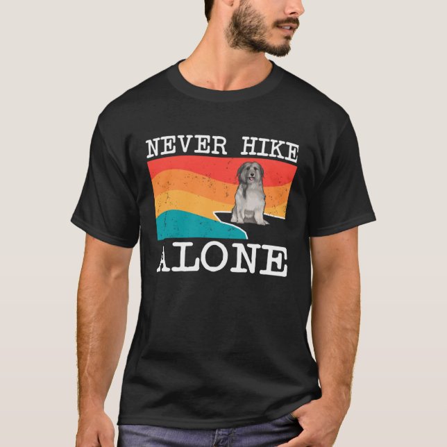 Hike Ensam Pyrenean Shepherd Graphic Hiking T Shirt (Framsida)