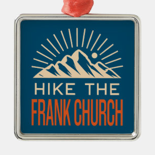 Hike Frank Church Wilderness Idaho Sunburst Julgransprydnad Metall