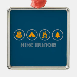 Hike Illinois Julgransprydnad Metall