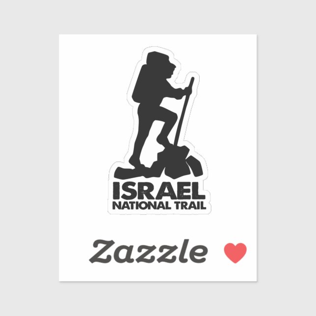 Hike - Israel National Trail - Sticker Klistermärken (Ark)