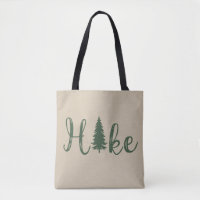 Hike logotyp träd som anlägger älskare