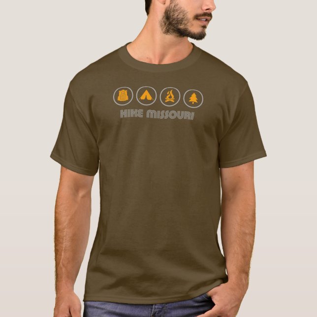 Hike Missouri T Shirt (Framsida)
