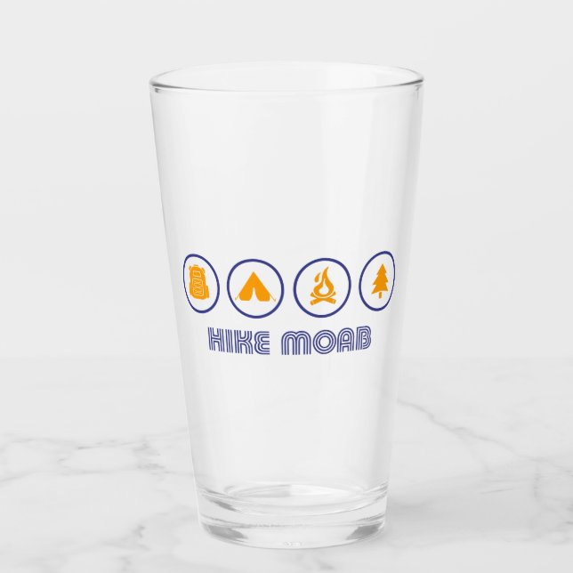 Hike Moab Utah Glaskopp (Framsida)