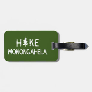 Hike Monongahela Väster Virginia Träd Bagagebricka