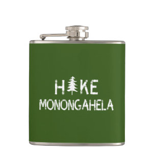 Hike Monongahela Väster Virginia Träd Fickplunta