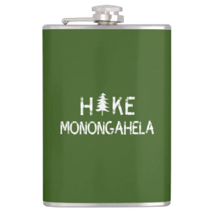 Hike Monongahela Väster Virginia Träd Fickplunta