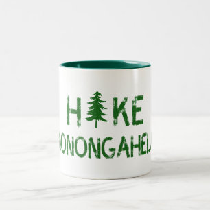 Hike Monongahela Väster Virginia Träd Två-Tonad Mugg