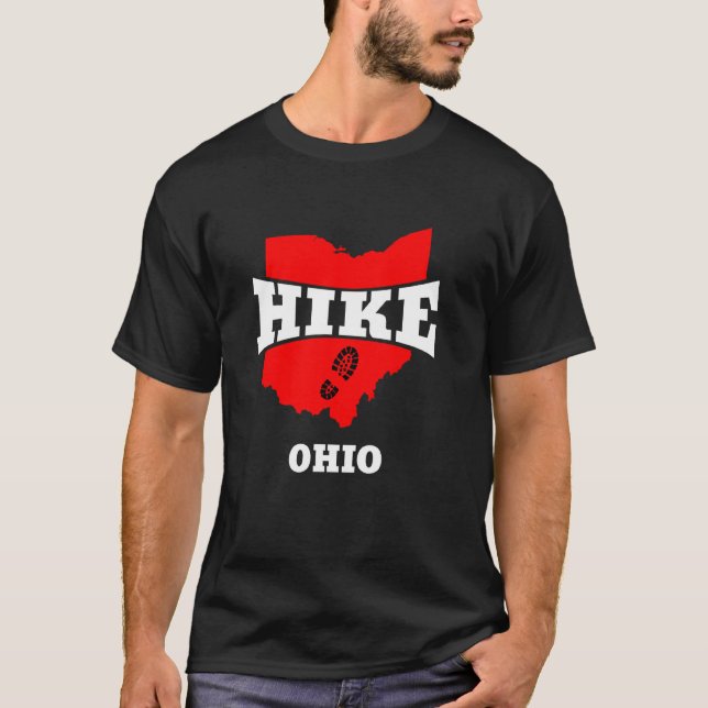 Hike Ohio-ompackning utomhus T Shirt (Framsida)