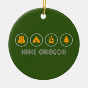 Hike Oregon Julgransprydnad Keramik
