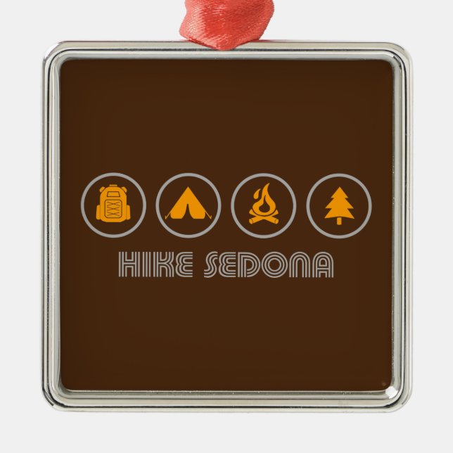 Hike Sedona Julgransprydnad Metall (Framsidan)