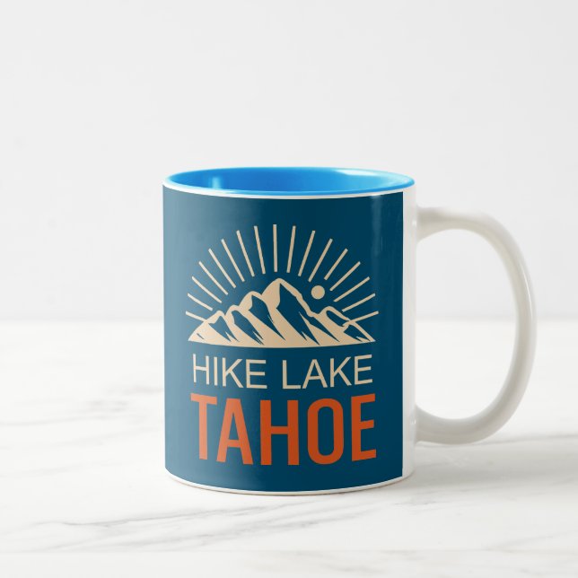Hike Sjö Tahoe Sunburst Två-Tonad Mugg (Höger)