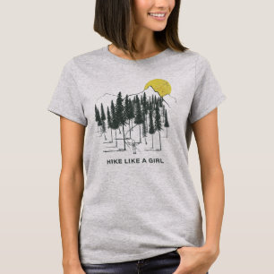 Hike som en flicka t shirt