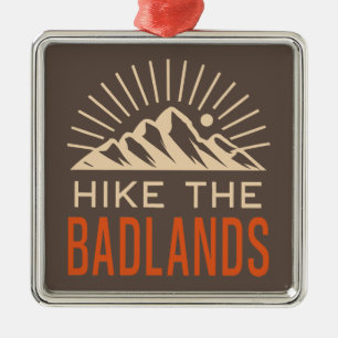 Hike the Badlands Sunburst Julgransprydnad Metall