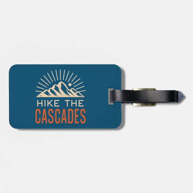 Hike the Cascades Sunburst Bagagebricka (Baksida Vågrät)