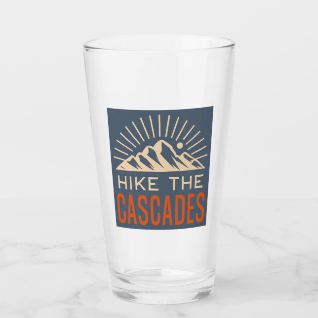 Hike the Cascades Sunburst Glaskopp (Framsida)