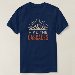 Hike the Cascades Sunburst T Shirt