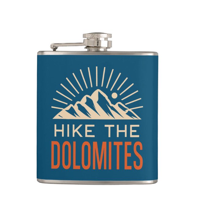 Hike the Dolomites Italien Sunburst Fickplunta (Framsidan)