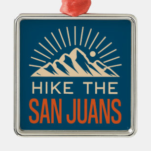 Hike the San Juan Mountains Sunburst Julgransprydnad Metall